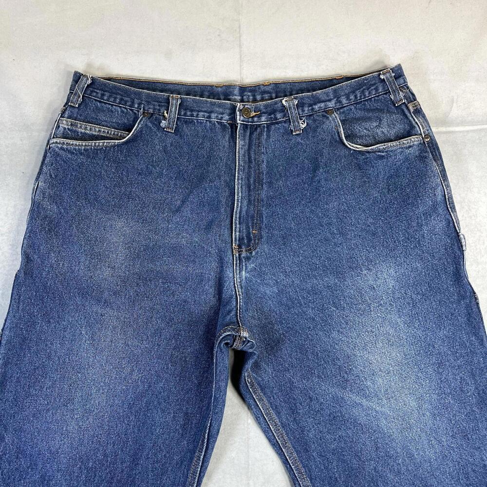 Vintage Ben Davis Carpenter Jeans Mens 44* Blue Medium Wash Workwear Denim - Picture 3 of 10